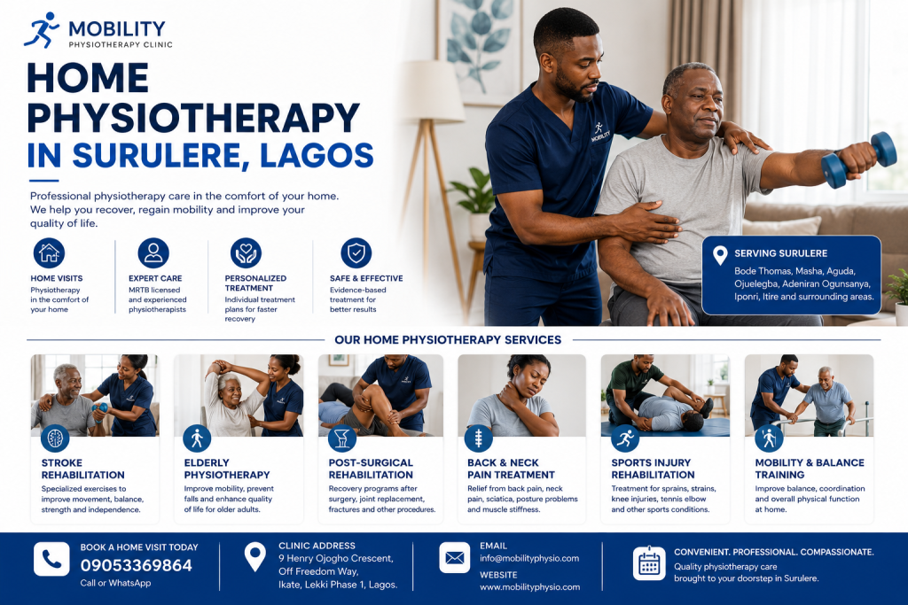 1. Home Physiotherapy in Surulere, Lagos