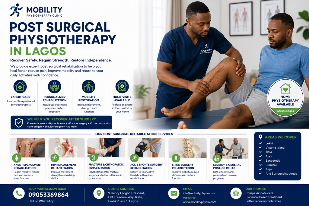 Post Surgical Physiotherapy in Lagos