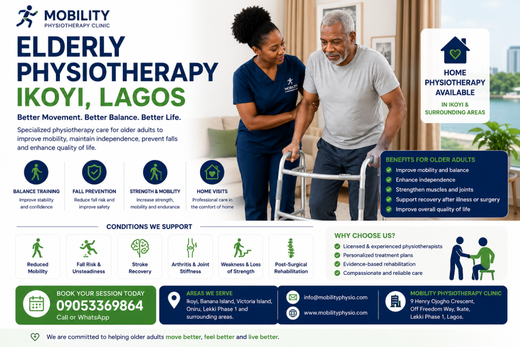 Elderly Physiotherapy in Ikoyi, Lagos