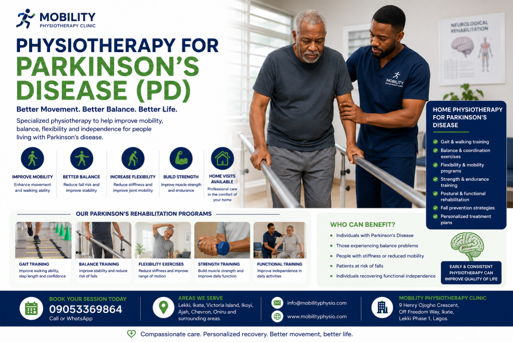 Physiotherapy for Parkinson’s Disease in Lekki Lagos